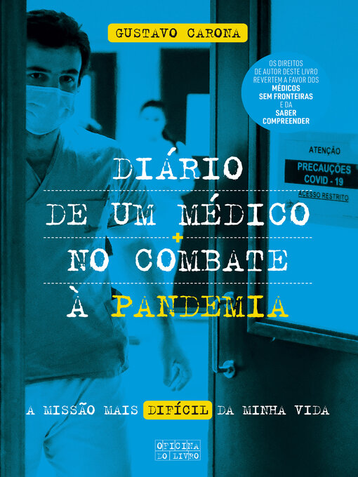 Title details for Diário de um Médico no Combate à Pandemia by Gustavo Carona - Available
